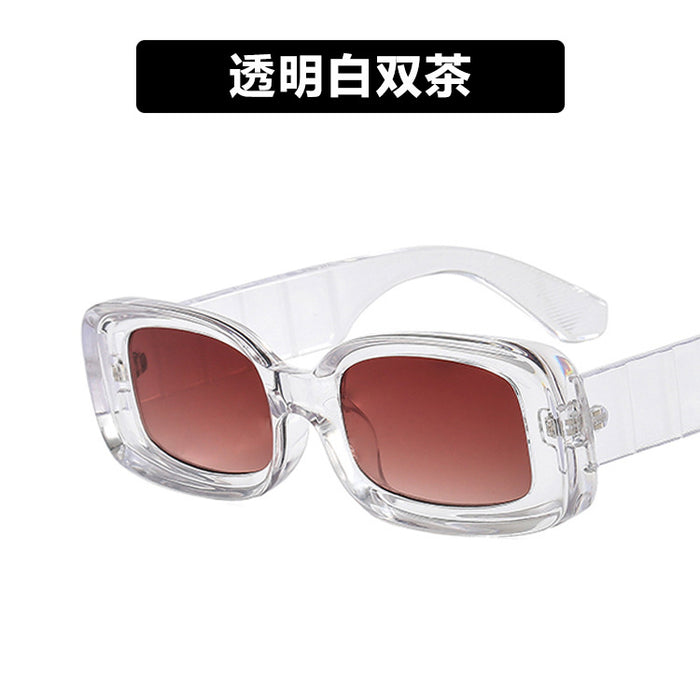 Wholesale Resin Lens Square Jelly Color Sunglasses JDC-SG-KD182