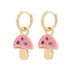 Jewelry WholesaleWholesale multi-color drop oil mushroom earrings JDC-ES-YiD004 Earrings 宜达 %variant_option1% %variant_option2% %variant_option3%  Factory Price JoyasDeChina Joyas De China