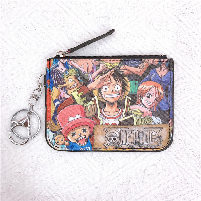 Wholesale Cartoon PU Card Holder Coin Purse Keychain (M) JDC-KC-YaLL010