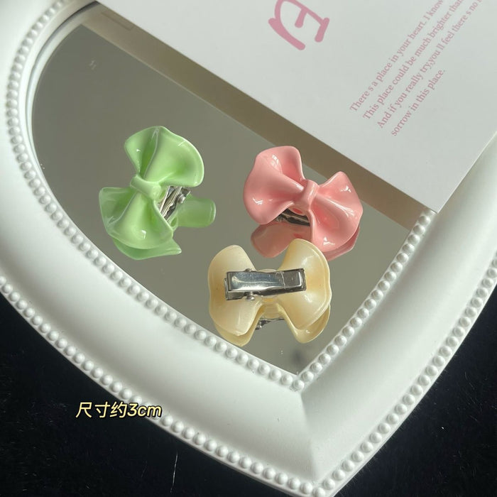 Wholesale hairpin plexiglass bow JDC-HC-XingZ014