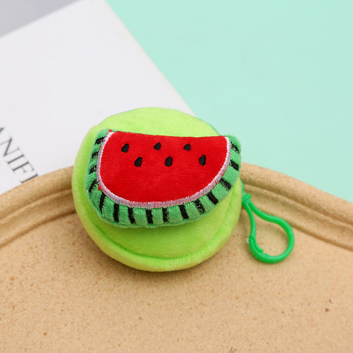 Wholesale keychain small fresh cute cartoon fruit coin purse MOQ≥6 JDC-KC-XiaoKe010