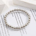 Jewelry WholesaleWholesale electrophoretic gold bead metal elastic Bracelet JDC-BT-F913 Bracelet 韩之尚 %variant_option1% %variant_option2% %variant_option3%  Factory Price JoyasDeChina Joyas De China