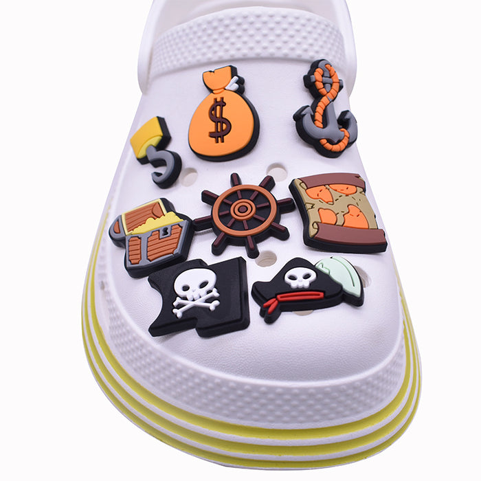 Wholesale Random 100pcs Cartoon Cute PVC DIY Accessories Croc Charms (M) JDC-CCS-XinQ015