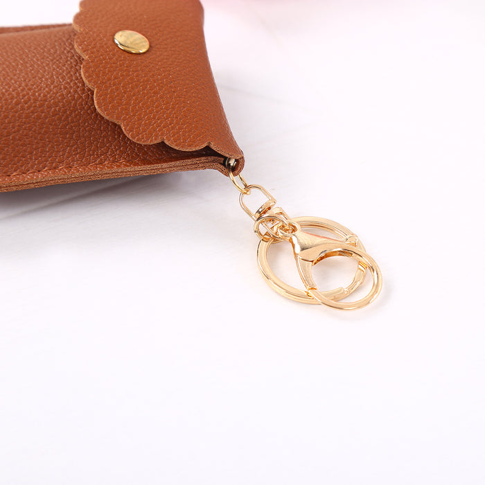 Jewelry WholesaleWholesale Hand Sanitizer PU Leather Case Keychain JDC-KC-HYi005 Keychains 弘亿 %variant_option1% %variant_option2% %variant_option3%  Factory Price JoyasDeChina Joyas De China