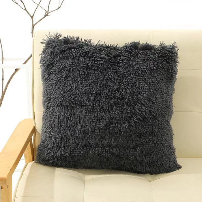 Wholesale Pillowcase Solid Color Plush Double Sided JDC-PW-Qiding001