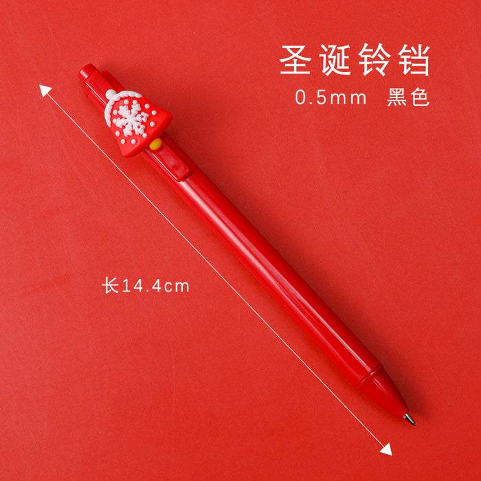 Wholesale Ballpoint Pen Plastic Christmas Press MOQ≥2 JDC-BP-dichen004