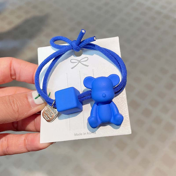 Jewelry WholesaleWholesale fluorescent color bear hair rope JDC-HS-GSFS012 Hair Scrunchies 夙尚 %variant_option1% %variant_option2% %variant_option3%  Factory Price JoyasDeChina Joyas De China