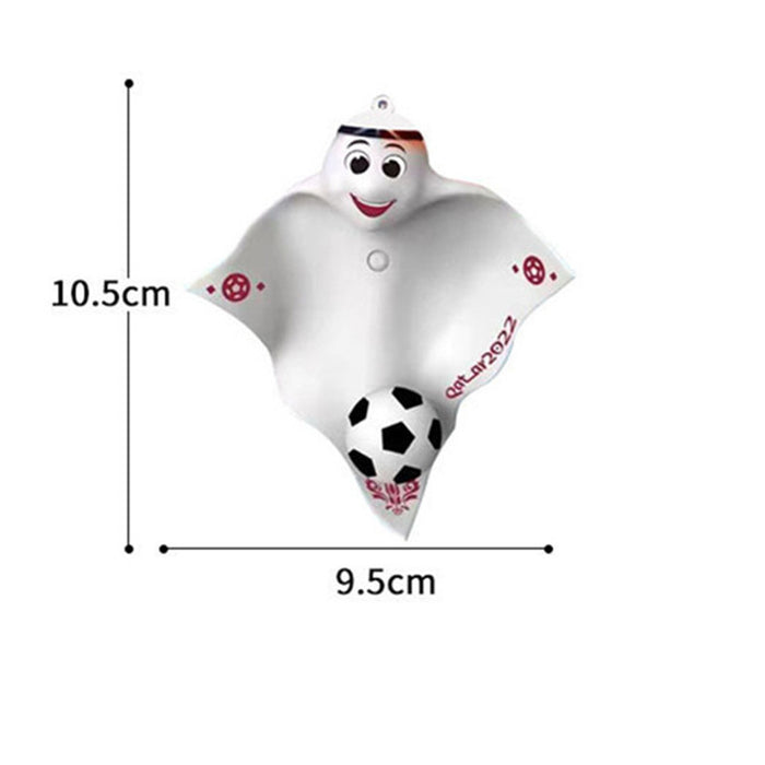 Wholesale Silicone Qatar World Cup Mascot Keychain Pendant Soccer Doll Doll MOQ≥3 JDC-KC-ShiCD001