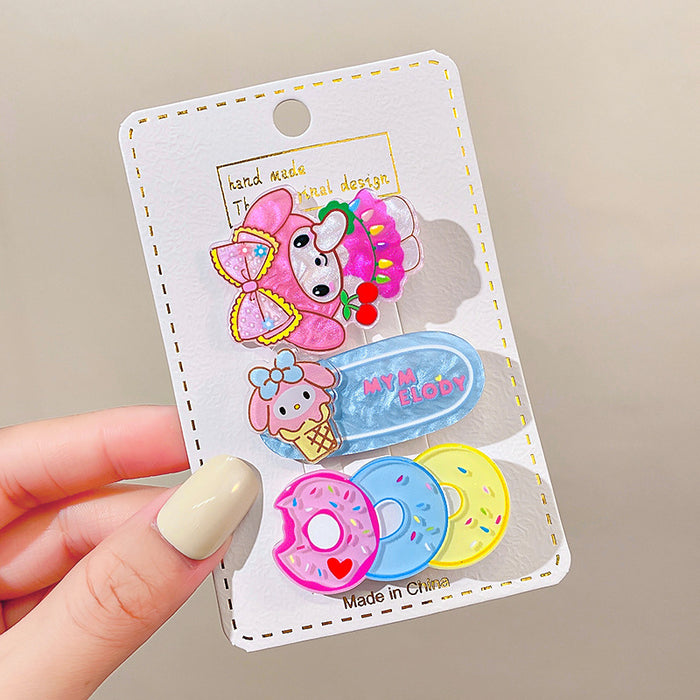 Jewelry WholesaleWholesale Acrylic Cartoon Kids Hair Clip Set JDC-HC-GSHX101 Hair Clips 恒曦 %variant_option1% %variant_option2% %variant_option3%  Factory Price JoyasDeChina Joyas De China