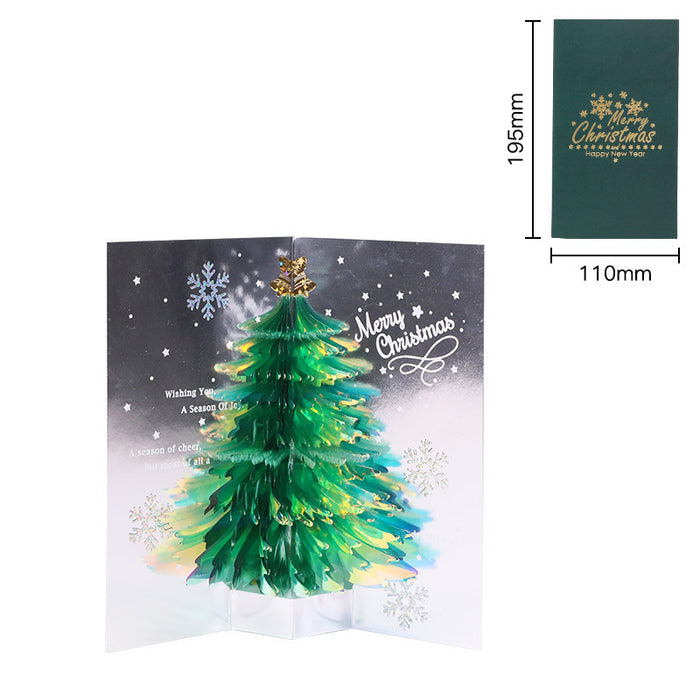 Wholesale Greeting Cards 3D Creative Christmas Cards JDC-GC-LiD001