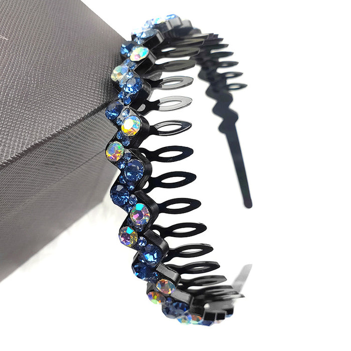 Wholesale Headband Rhinestone Resin MOQ≥10 JDC-HD-TaoQ001