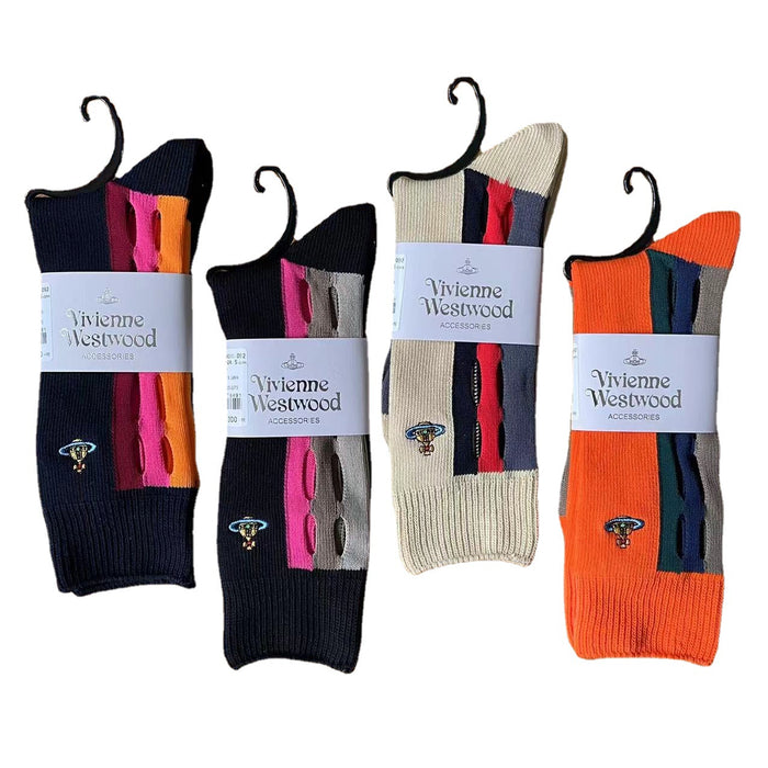 Wholesale Cotton Mid Tall Socks (F) MOQ≥2 JDC-SK-GFeng003