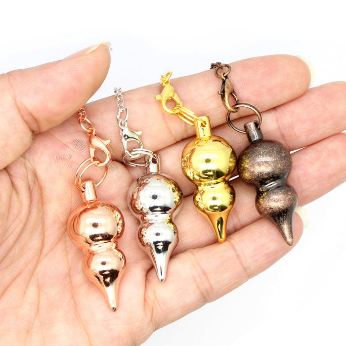 Wholesale Necklace Metal Gourd Pendant MOQ≥2 JDC-NE-Jinshe010