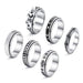 Jewelry WholesaleWholesale rotatable stainless steel ring JDC-RS-Yunhe002 Rings 芸禾 %variant_option1% %variant_option2% %variant_option3%  Factory Price JoyasDeChina Joyas De China