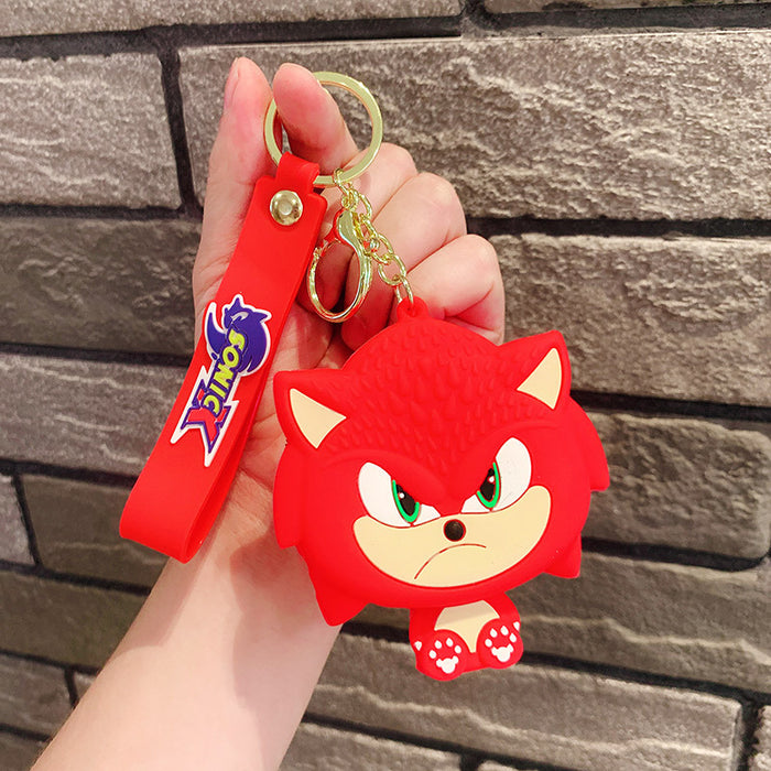 Wholesale Cartoon PVC Silicone Cute Coin Purse Keychain (M) JDC-KC-JCai025