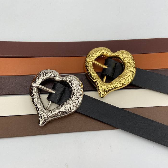 Jewelry WholesaleWholesale belt female PU ladies belt heart pin buckle belt JDC-WB-BangM004 Womenbelt 邦迈 %variant_option1% %variant_option2% %variant_option3%  Factory Price JoyasDeChina Joyas De China