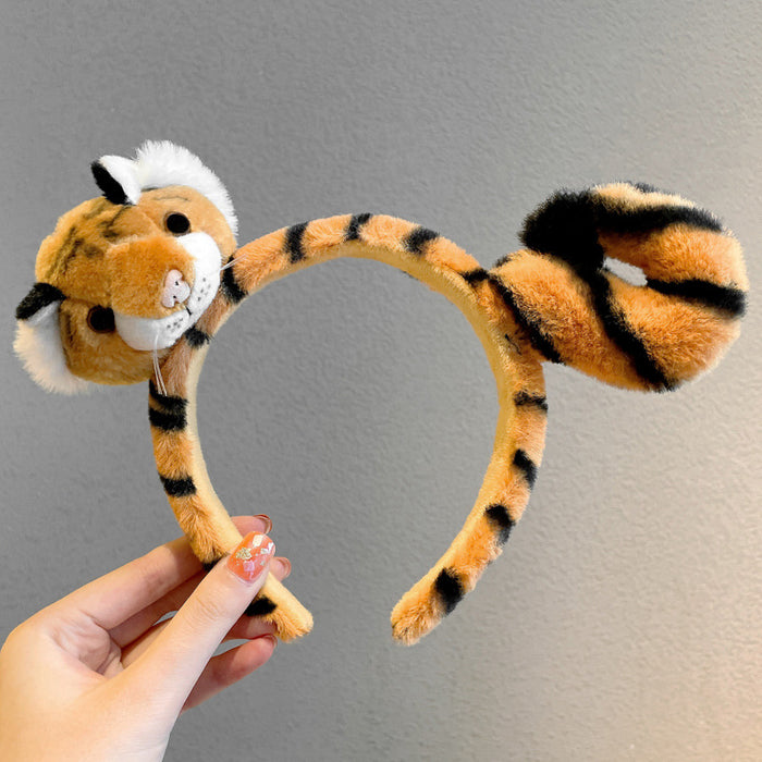 Wholesale cartoon Tigger headband female shape cute tiger JDC-HD-QiaHan001