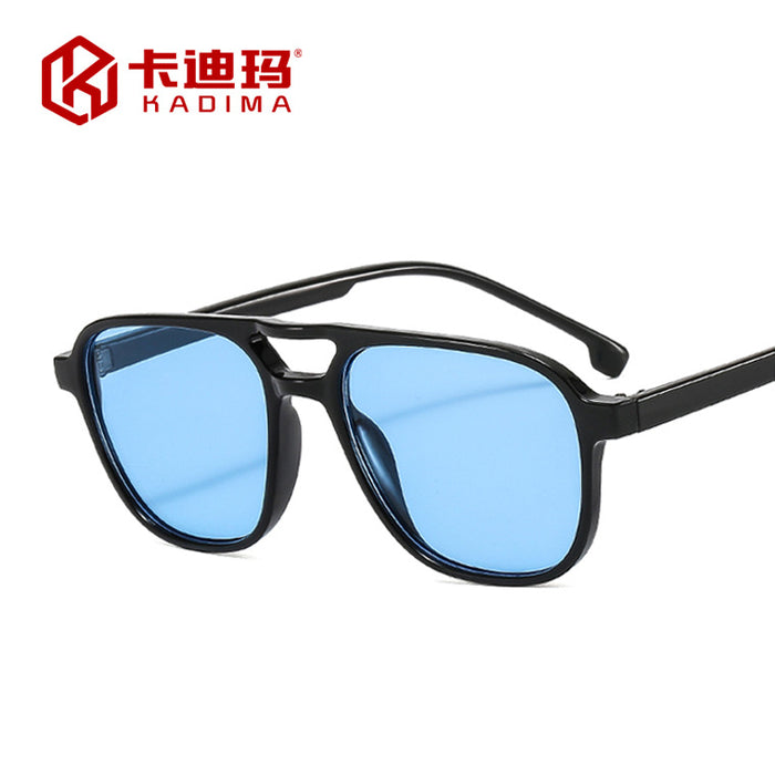 Jewelry WholesaleWholesale Double Bridge Large Frame Premium Sunglasses JDC-SG-XIa022 Sunglasses 锡安 %variant_option1% %variant_option2% %variant_option3%  Factory Price JoyasDeChina Joyas De China