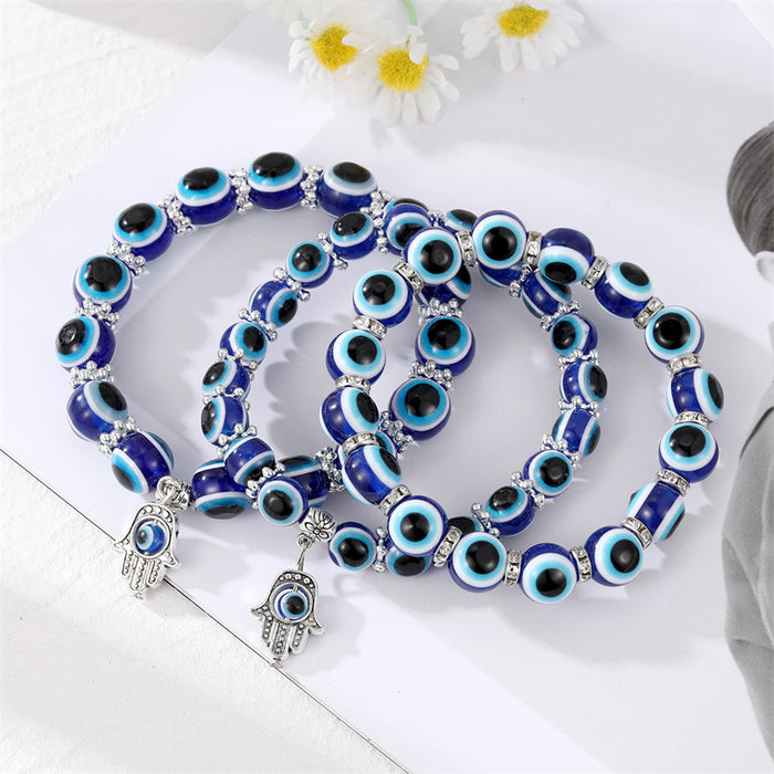 Wholesale Bracelet Plastic Demon Eye Hand of Fatima MOQ≥6 JDC-BT-JueJ003