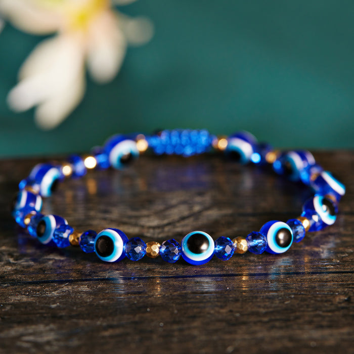 Jewelry WholesaleWholesale blue eye beaded bracelet JDC-BT-YingH009 Bracelet 颖皓 %variant_option1% %variant_option2% %variant_option3%  Factory Price JoyasDeChina Joyas De China