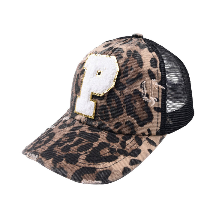 Jewelry WholesaleWholesale Letter Baseball Cap Cotton Mesh Cap MOQ≥2 JDC-FH-WenR002 Fashionhat 温然 %variant_option1% %variant_option2% %variant_option3%  Factory Price JoyasDeChina Joyas De China