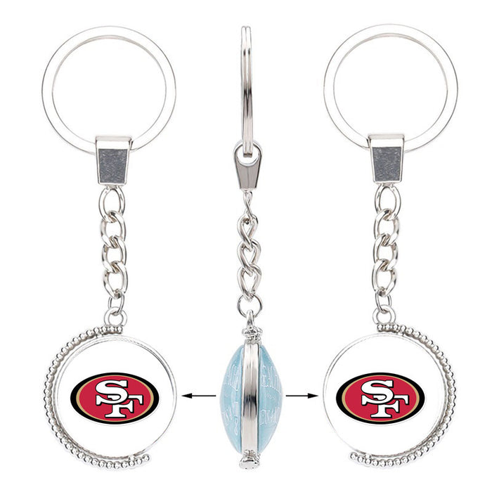 Wholesale NFL Team Football Alloy Keychain MOQ≥5 JDC-KC-MiaoY010