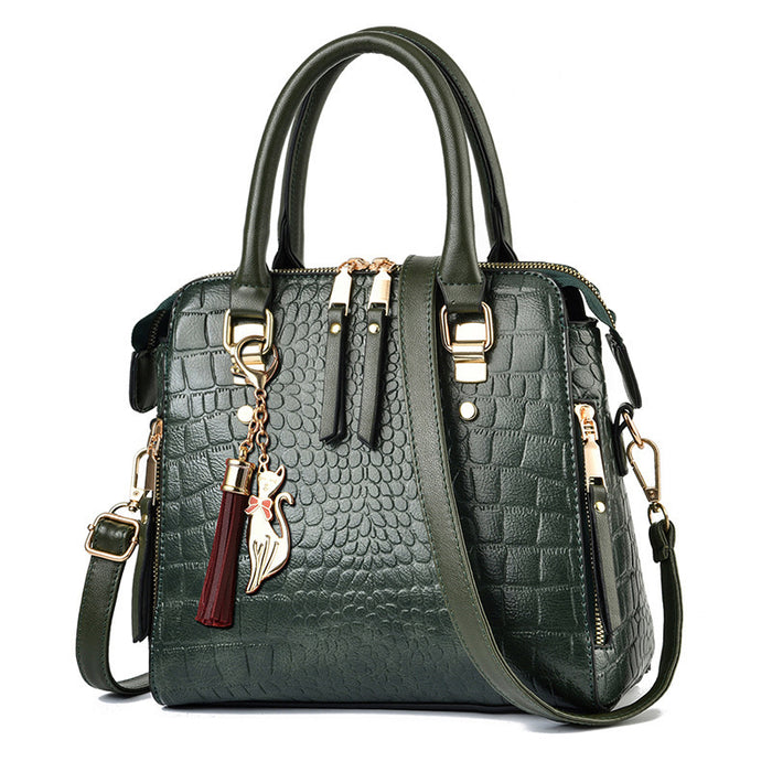 Wholesale Shoulder Bag PU Crocodile Pattern Handheld Diagonal JDC-SD-Baao002