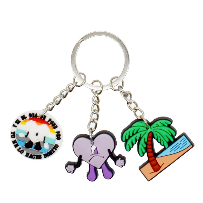 Wholesale Keychain PVC Cute Cartoon Pendant MOQ≥10 (M) JDC-KC-BZYH007