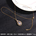 Jewelry WholesaleWholesale Zircon Copper Titanium Steel Gold Plated Gemstone Necklace JDC-NE-RongS002 Necklaces 荣硕 %variant_option1% %variant_option2% %variant_option3%  Factory Price JoyasDeChina Joyas De China