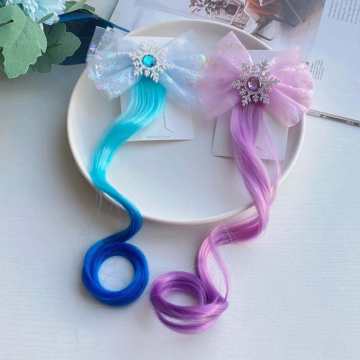 Wholesale Chemical Fiber Children Color Wig Hair Clips JDC-WS-MenX002