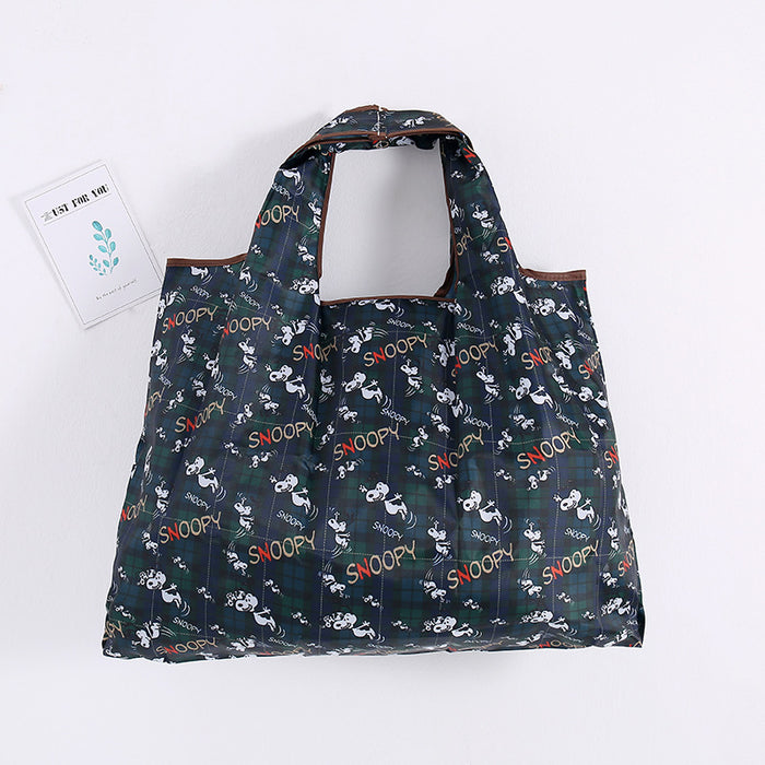 Wholesale Cartoon Cloth Shopping Bag Folding Eco-Friendly Tote Bag (F) MOQ≥10 JDC-HB-Xinka001