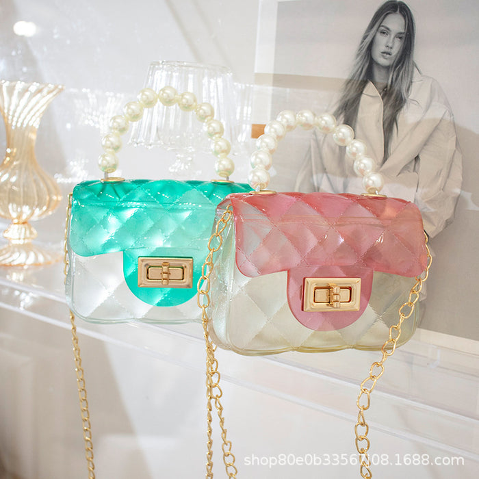 Jewelry WholesaleWholesale Clear Jelly PVC Shoulder Bag JDC-SD-Shic002 Shoulder Bags 事成 %variant_option1% %variant_option2% %variant_option3%  Factory Price JoyasDeChina Joyas De China