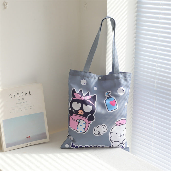 Wholesale Storage Bag Canvas Cartoon Shopping Bag MQO≥2 JDC-SB-QLY002