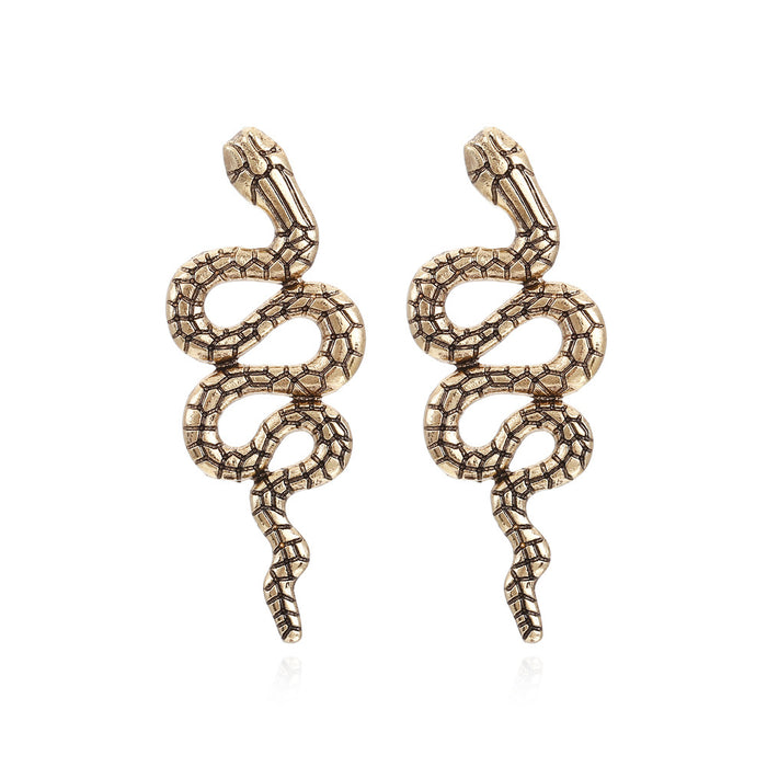 Wholesale Vintage Snake Alloy Earrings JDC-ES-ManY037