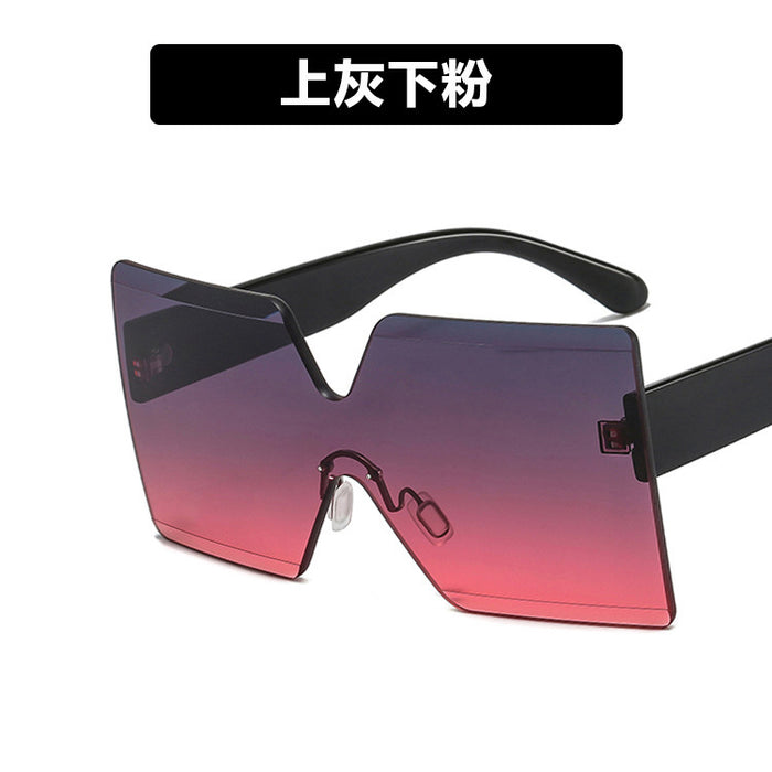 Jewelry WholesaleWholesale one-piece large frame sunglasses JDC-SG-PLS63 Sunglasses 普琳丝 %variant_option1% %variant_option2% %variant_option3%  Factory Price JoyasDeChina Joyas De China