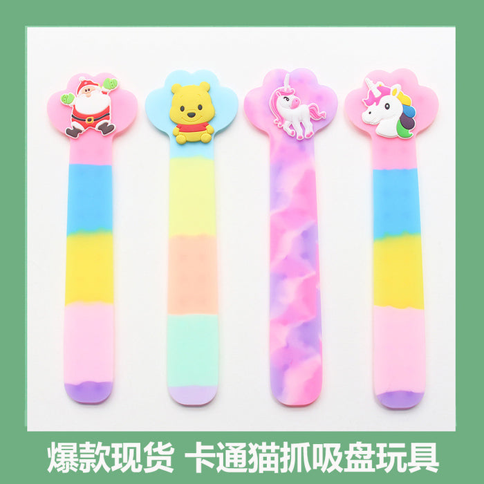 Jewelry WholesaleWholesale Silicone Cat Claw Sucker Magic Stick Decompression Toy MOQ ≥5 JDC-FT-TianZ001 fidgets toy 天窕 %variant_option1% %variant_option2% %variant_option3%  Factory Price JoyasDeChina Joyas De China