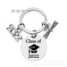 Jewelry WholesaleWholesale Graduation Season Stainless Steel Keychain MOQ≥2 JDC-KC-GangGu039 Keychains 钢古 %variant_option1% %variant_option2% %variant_option3%  Factory Price JoyasDeChina Joyas De China