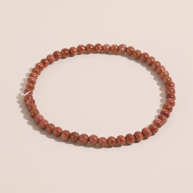 Wholesale Natural Stone 4mm Energy Bracelet JDC-BT-RuiZ006