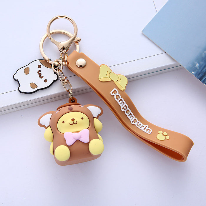 Wholesale Keychain Silicone Cute Cartoon Keychain MOQ≥2 (S) JDC-KC-ARui005