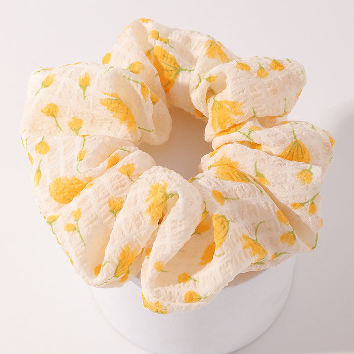 Jewelry WholesaleWholesale floral fabric hair rope JDC-HS-Moduo002 Hair Scrunchies 摩多 %variant_option1% %variant_option2% %variant_option3%  Factory Price JoyasDeChina Joyas De China