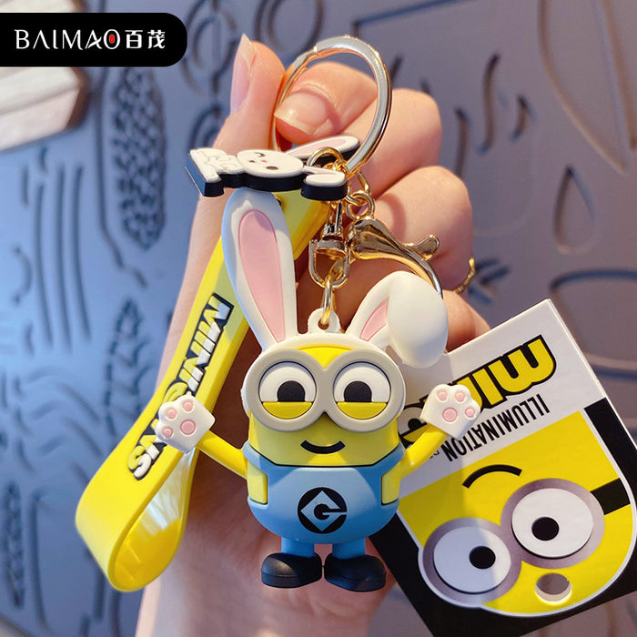 Wholesale Minions Zodiac Keychain Creative Exquisite and Cute JDC-KC-BaiM040