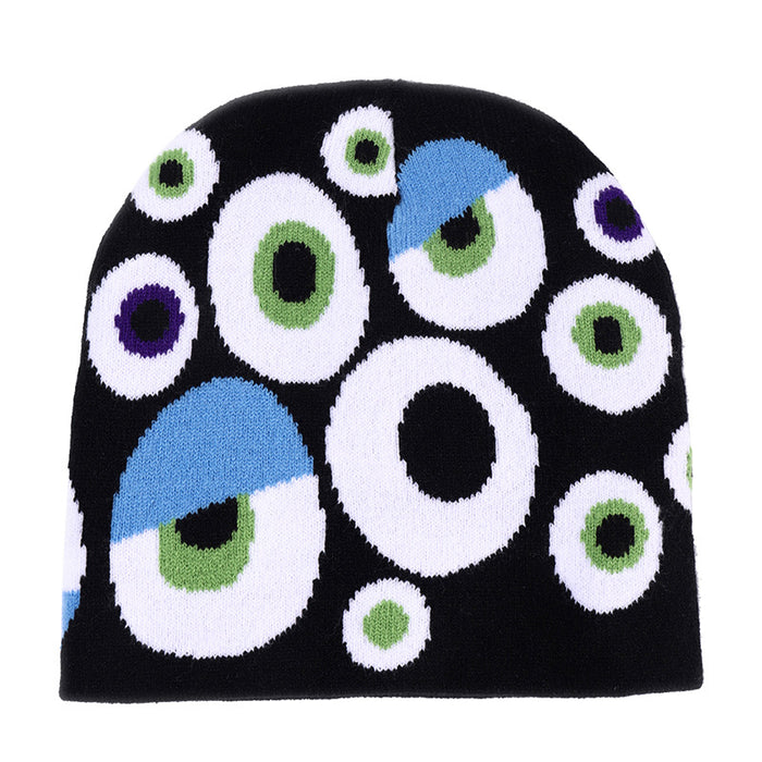 Wholesale creative funny expression knitted hat pirate skull MOQ≥2 JDC-FH-YueH006