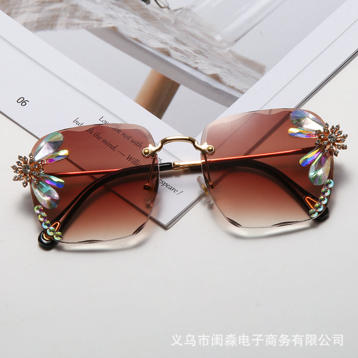 Jewelry Wholesalewholesale women's diamond sunglasses JDC-SG-GuiM005 Sunglasses 闺淼 %variant_option1% %variant_option2% %variant_option3%  Factory Price JoyasDeChina Joyas De China