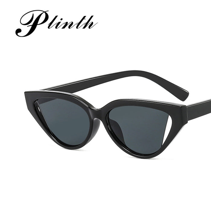 Wholesale Small Frame Notched Cat Eye Sunglasses JDC-SG-PLS070