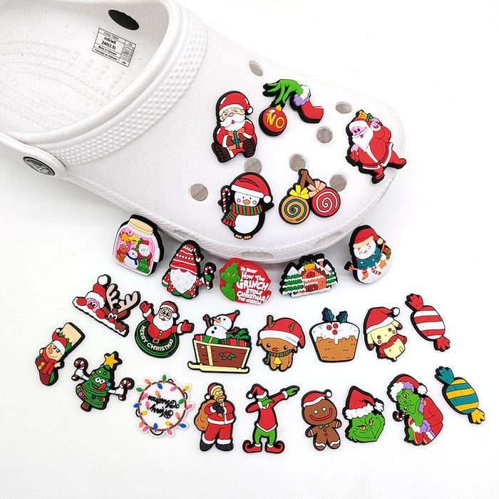 Wholesale Croc Charms Random 10pcs Cartoon Cute PVC DIY Accessories(M) JDC-CCS-WanX047