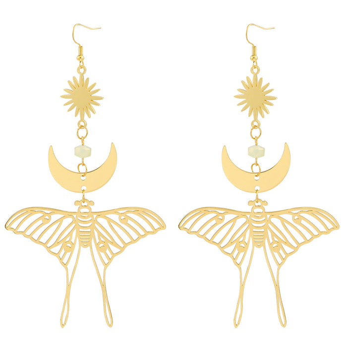 Jewelry WholesaleWholesale simple tassel Butterfly Earrings JDC-ES-ZhuoX008 Earrings 卓星 %variant_option1% %variant_option2% %variant_option3%  Factory Price JoyasDeChina Joyas De China