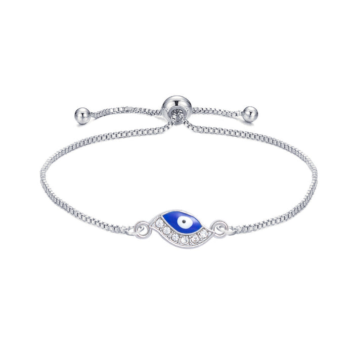 Wholesale Bracelet Alloy Evil Eye Lucky Guardian Bracelet MOQ≥2 JDC-BT-XiaoM011