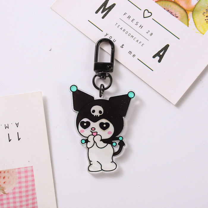 Wholesale Cute Acrylic Keychain Cartoon Pendant Bag Jewelry MOQ≥2 (M) JDC-KC-GHui012