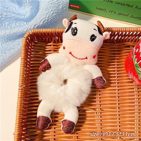 Wholesale Cartoon Rabbit Hair Ring Plush Rabbit Hair Rope JDC-HS-JShi001