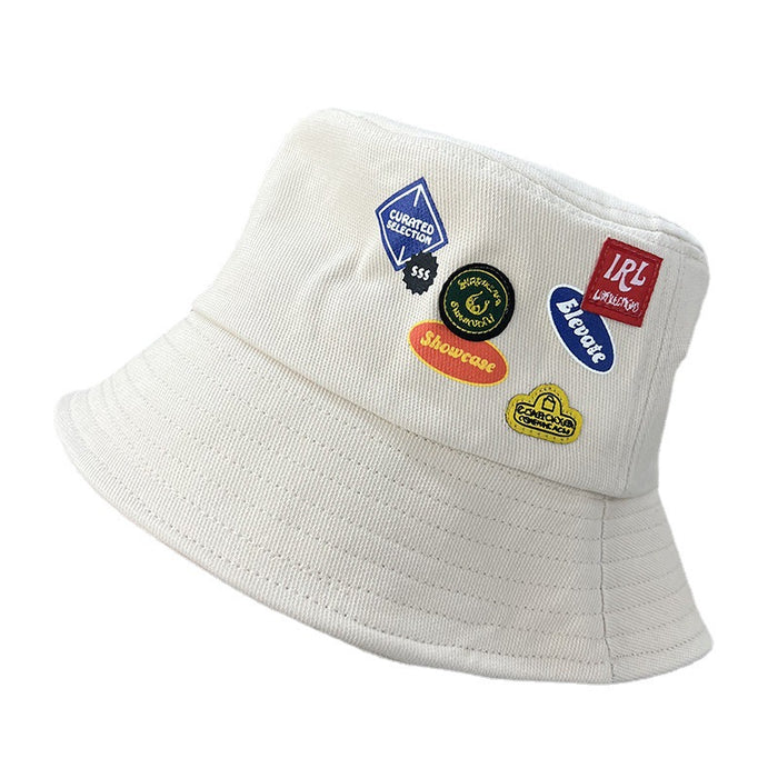 Wholesale patch graffiti fisherman hat women four seasons sun protection sun hat MOQ≥2 JDC-FH-MiHao002